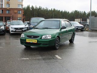 2003 Hyundai Accent II, зелёный, 239000 рублей, вид 1