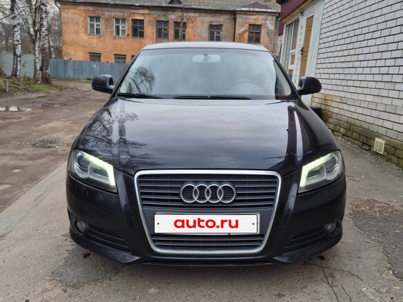 2008 Audi A3 II (8P) Рестайлинг 2, чёрный, 1150000 рублей - вид 1