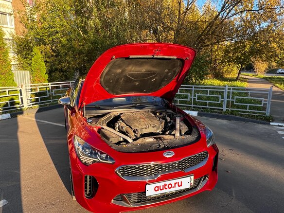 2019 Kia Stinger I, красный, 2670000 рублей - вид 3