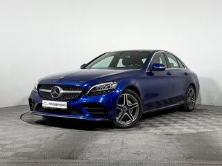 2020 Mercedes-Benz C-Класс 200 IV (W205) Рестайлинг, синий, 3135000 рублей, вид 1