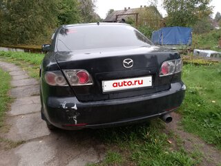 2006 Mazda 6 I (GG) Рестайлинг, чёрный, 120000 рублей, вид 4