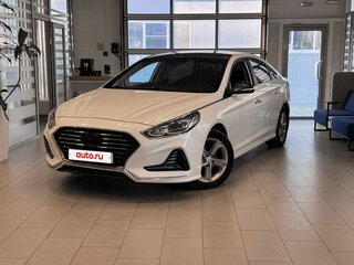 2017 Hyundai Sonata VII (LF) Рестайлинг, белый, 1600000 рублей, вид 1