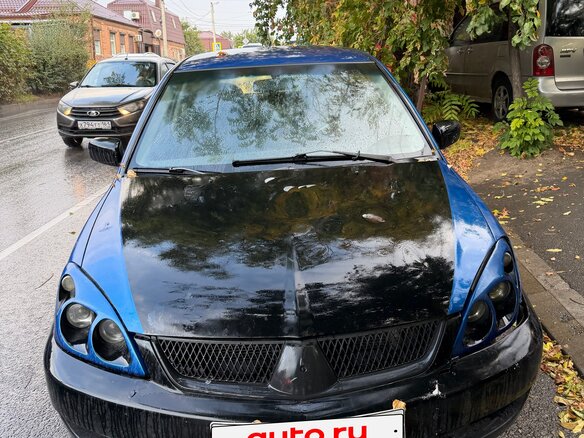 2008 Mitsubishi Lancer IX Рестайлинг, чёрный, 220000 рублей - вид 2