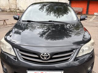 2012 Toyota Corolla X (E140, E150) Рестайлинг, чёрный, 900000 рублей, вид 1