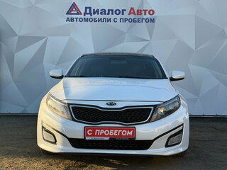 2015 Kia Optima III Рестайлинг, белый, 1215000 рублей, вид 2