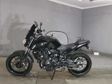 2018 Yamaha MT-07 (FZ-07), чёрный, 841589 рублей, вид 2