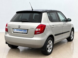2013 Skoda Fabia II Рестайлинг, серебристый, 770000 рублей, вид 4