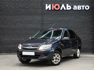 2013 Lada (ВАЗ) Granta I, серый, 320000 рублей, вид 1