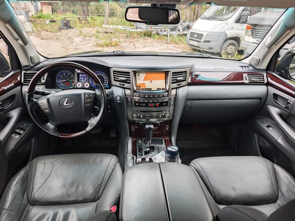 2008 Lexus LX 570 III, чёрный, 2500000 рублей - вид 11