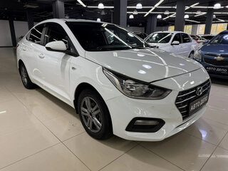 2018 Hyundai Solaris II, белый, 949000 рублей, вид 3