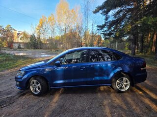 2020 Volkswagen Polo V Рестайлинг, синий, 1340000 рублей, вид 3