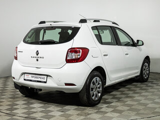 2015 Renault Sandero II, белый, 499585 рублей, вид 5
