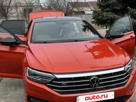 2019 Volkswagen Jetta 6-speed VII, оранжевый, 1500000 рублей, вид 1