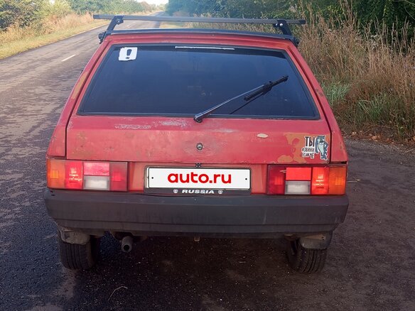1989 Lada (ВАЗ) 2109, красный, 100000 рублей - вид 2