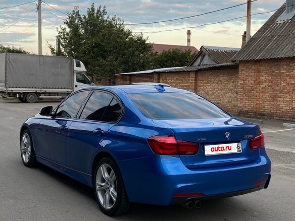 2017 BMW 3 серии 330i xDrive VI (F3x) Рестайлинг, синий - вид 7