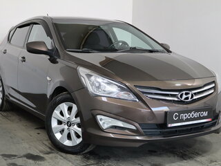 2016 Hyundai Solaris I Рестайлинг, коричневый, 1099000 рублей, вид 1