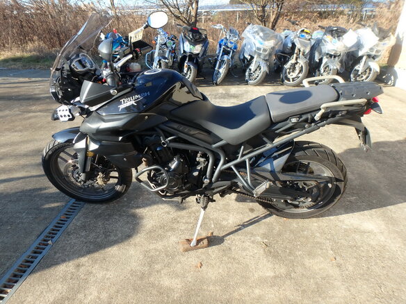 2014 Triumph Tiger 800, чёрный, 700000 рублей
