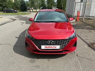 2021 Hyundai Solaris II Рестайлинг, красный, 1500000 рублей, вид 2