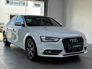 2014 Audi A4 IV (B8) Рестайлинг, белый, 1575000 рублей, вид 3