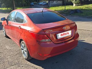 2015 Hyundai Solaris I Рестайлинг, красный, 845000 рублей, вид 5