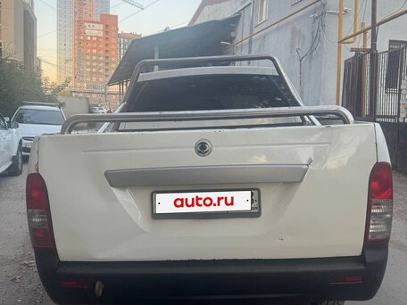 2008 SsangYong Actyon Sports I, белый, 460000 рублей, вид 5