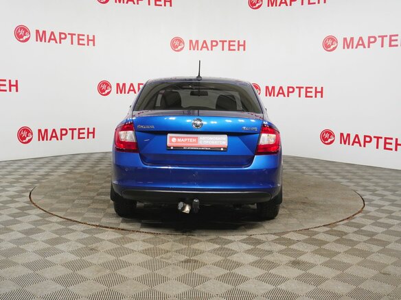 2017 Skoda Rapid I Рестайлинг, синий - вид 6