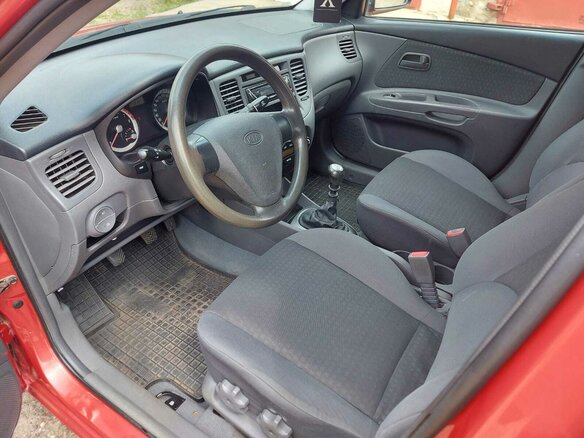 2006 Kia Rio II, красный, 495000 рублей - вид 9