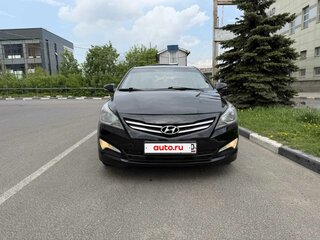2014 Hyundai Solaris I Рестайлинг, чёрный, 750000 рублей, вид 4