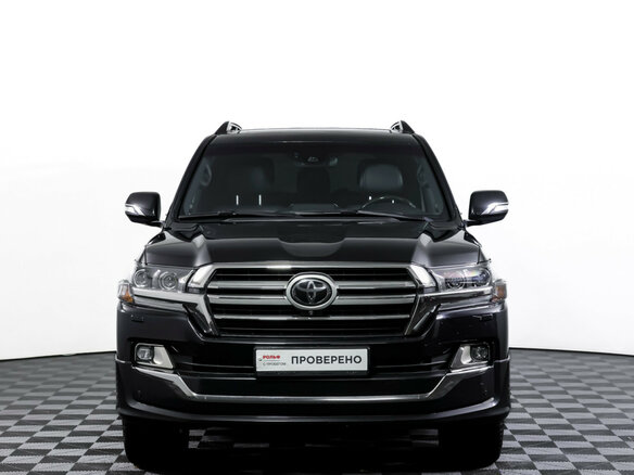 2019 Toyota Land Cruiser 200 Series Рестайлинг 2, чёрный - вид 1
