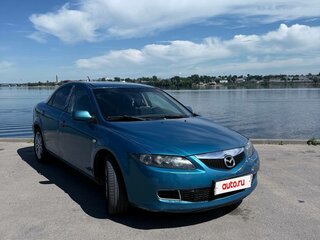 2006 Mazda 6 I (GG) Рестайлинг, синий, 230000 рублей, вид 3
