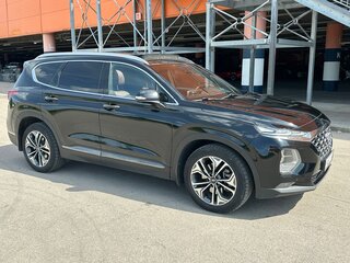 2019 Hyundai Santa Fe IV, чёрный, 2950000 рублей, вид 2