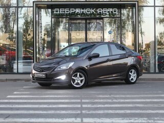 2016 Hyundai Solaris I Рестайлинг, коричневый, 1050000 рублей, вид 1