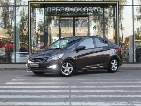 2016 Hyundai Solaris I Рестайлинг, коричневый, 1050000 рублей, вид 1