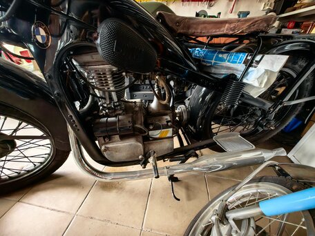 1951 BMW R 35, чёрный, 650000 рублей, вид 3