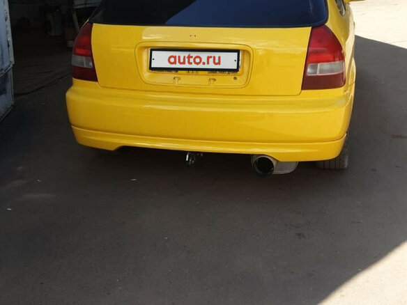 1999 Honda Civic VI, жёлтый - вид 5