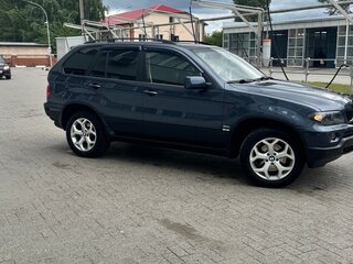 2004 BMW X5 3.0i I (E53) Рестайлинг, синий, 1600000 рублей, вид 4