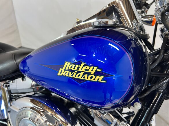 2007 Harley-Davidson Fat Boy, синий, 610000 рублей - вид 10