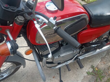 1978 Jawa 350/634, красный, 400000 рублей, вид 2