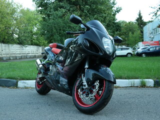 2002 Suzuki GSX 1300 R Hayabusa, чёрный, 455000 рублей, вид 1