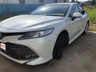 2020 Toyota Camry VIII (XV70), белый, 3650000 рублей, вид 4