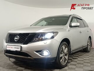 2014 Nissan Pathfinder IV, серебристый, 1540000 рублей, вид 3