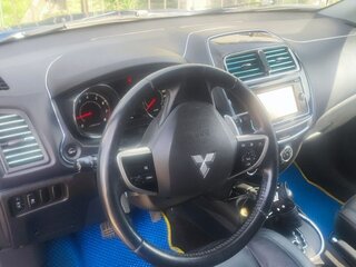 2014 Mitsubishi ASX I Рестайлинг, синий, 1200000 рублей, вид 4