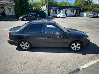 2008 Hyundai Accent ТагАЗ II, чёрный, 200000 рублей, вид 2