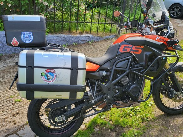 2011 BMW F 800 GS, оранжевый, 720000 рублей