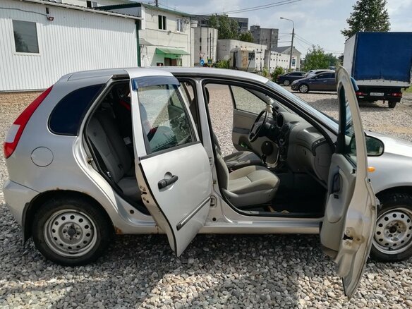2008 Lada (ВАЗ) Kalina I, серебристый - вид 3