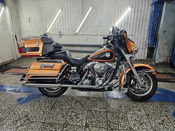 2008 Harley-Davidson Electra Glide, оранжевый, 830000 рублей - вид 8
