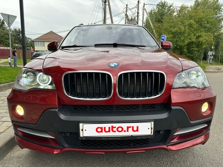 2008 BMW X5 3.0si II (E70), пурпурный, 1545000 рублей, вид 2