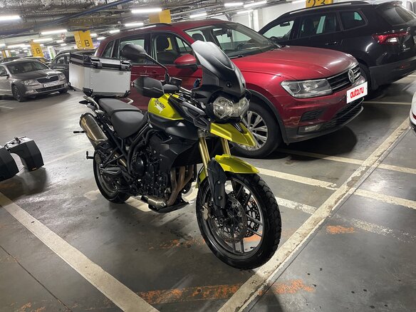 2011 Triumph Tiger 800, жёлтый, 620000 рублей - вид 8