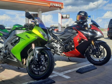 2008 Kawasaki Ninja 1000, зелёный, 780000 рублей, вид 4