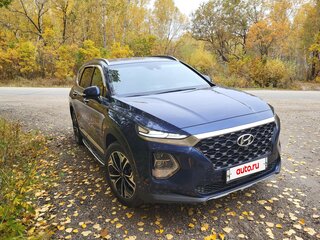 2019 Hyundai Santa Fe IV, синий, 2700000 рублей, вид 2